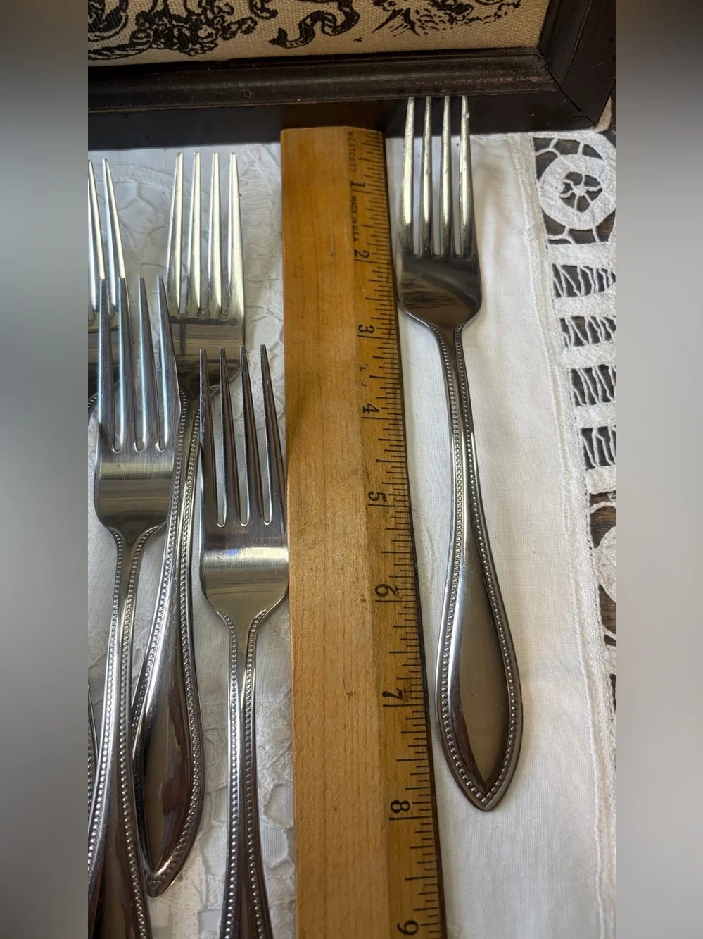 Oneida Harmony stainless flatware replacements forks serving